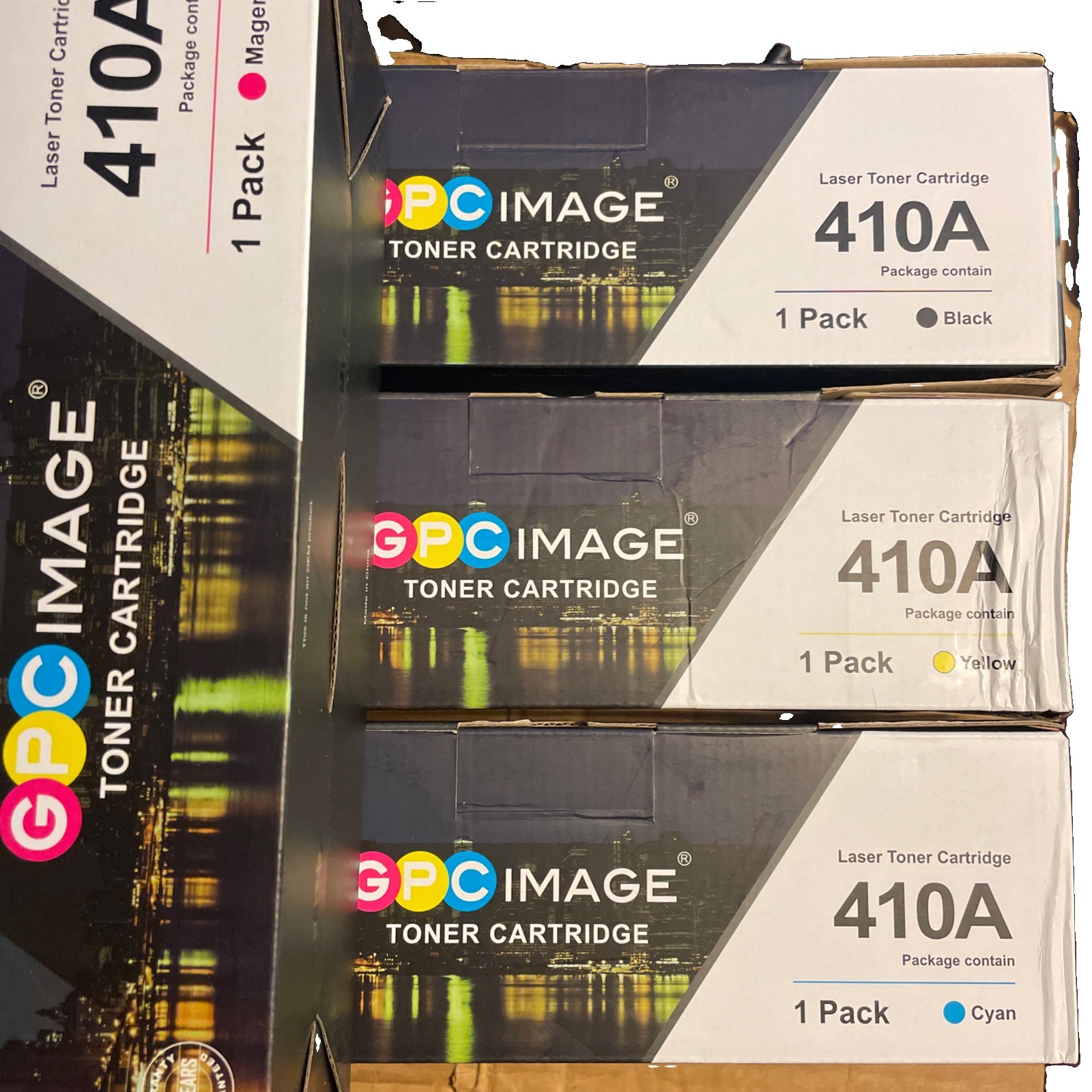 NEW GPC Image Valueline Toner Cartridge Replacement 410A (4 Pack)