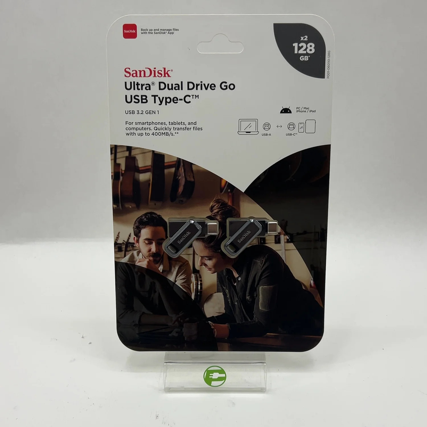 New SanDisk Ultra Dual Drive Go 2x 400MB/s 400MB/s USB-A/USB-C Flash Drive