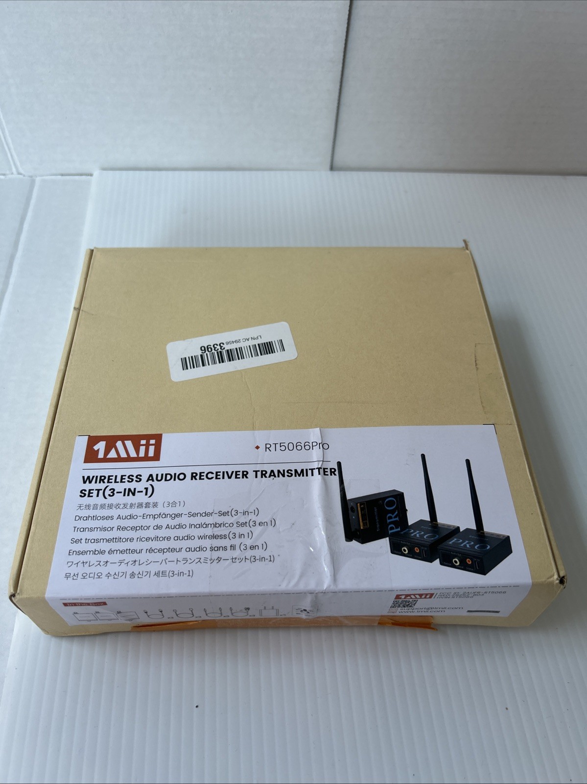3-in-1 2.4GHz Wireless Audio Transmitter Receiver for Subwoofer Speaker