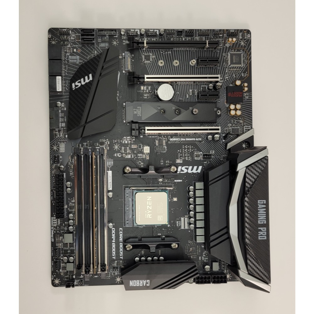 MSI X470 GAMING PRO CARBON, Ryzen 5 2600X, 8GB DDR4 - Tested