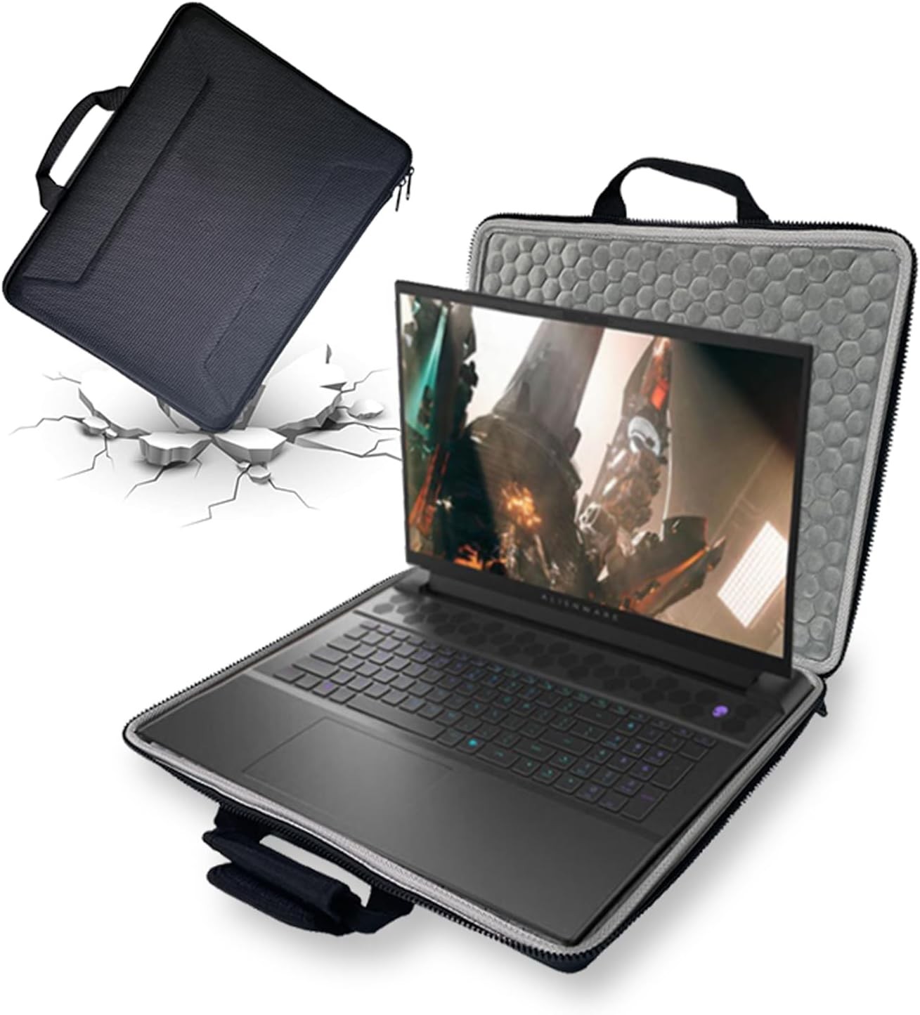 18inch Hard Gaming Laptop For Alienware, Black-For Alienware 