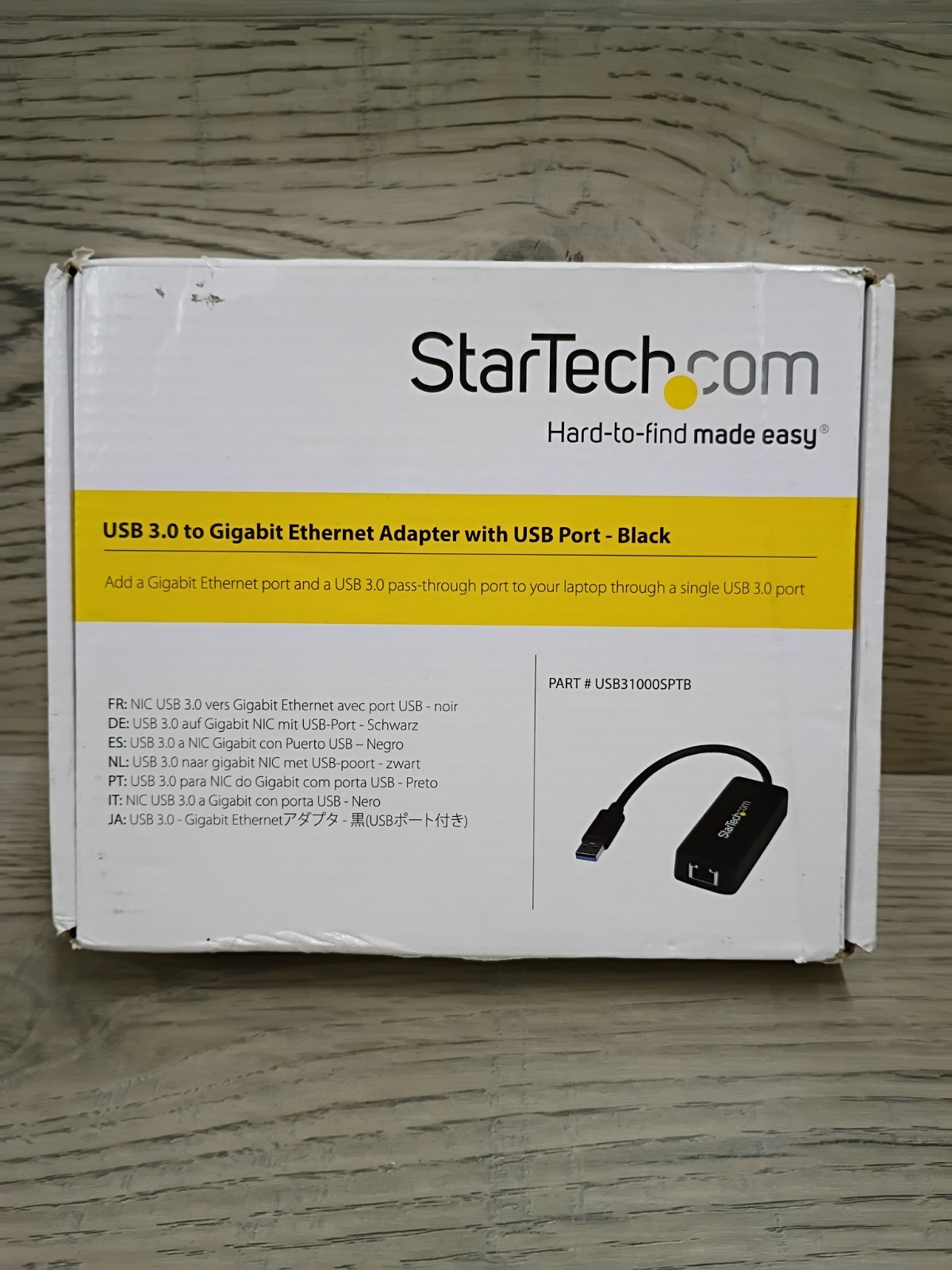 StarTech USB31000SPTB USB 3.0 To Gigabit Ethernet Adapter New In Box