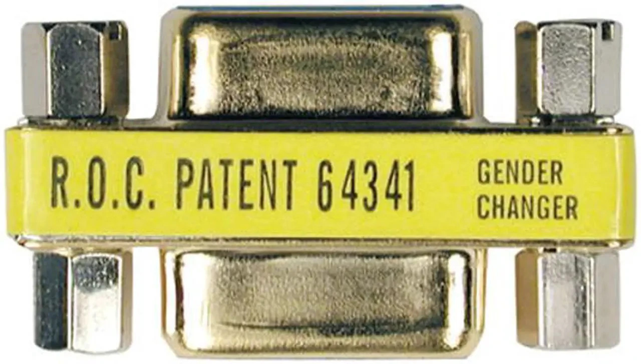 Tripp Lite  Compact Gold DB9 F/F Gender Changer Model P150-000