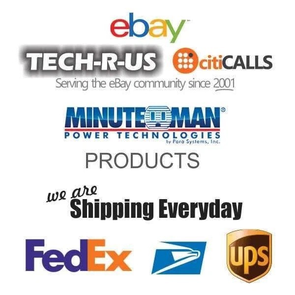 Minuteman Power ETR1350LGU UPS 1350VA 810W AVR 10 Outlets LCD Battery Backup