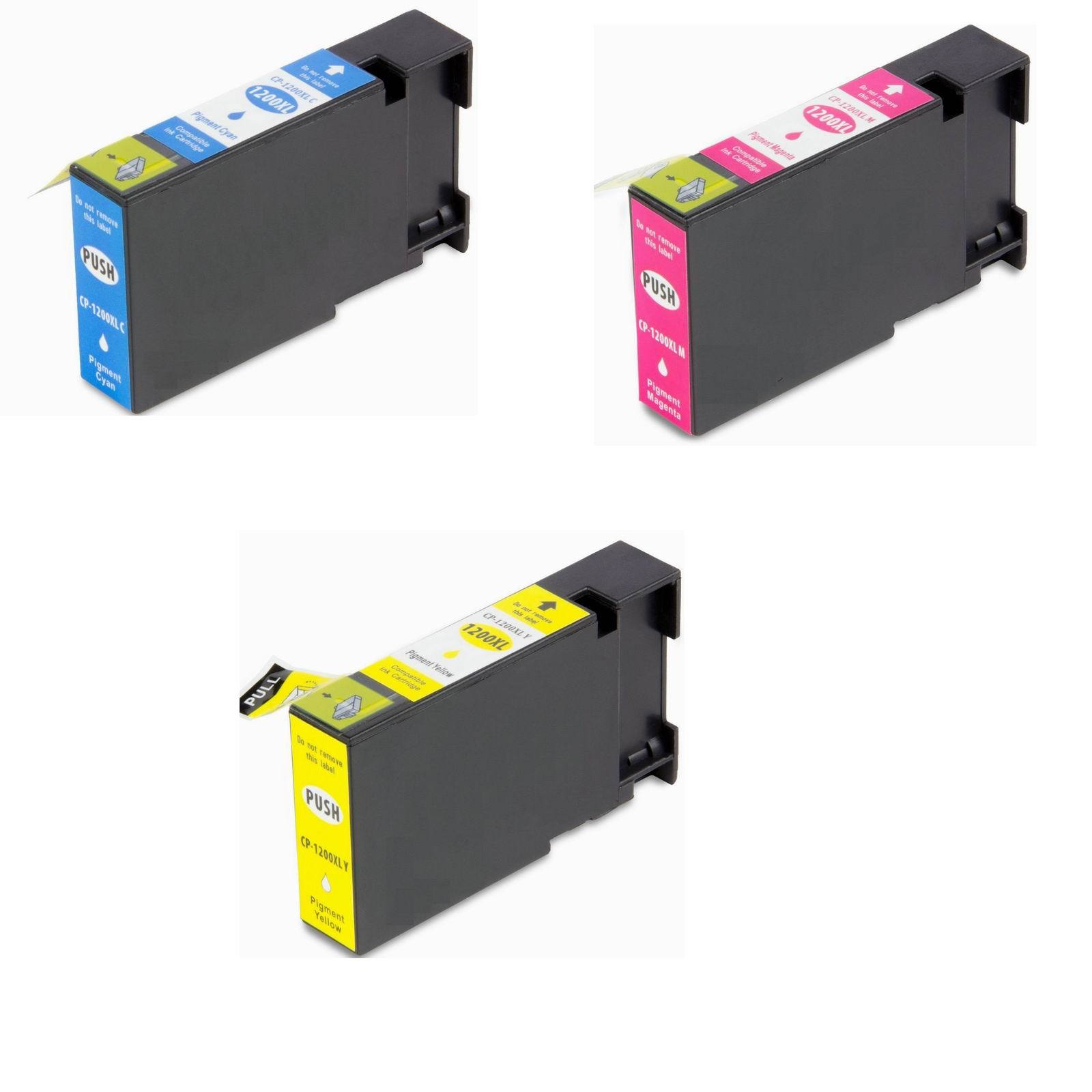 PGI-1200 XL CMY color set Ink Cartridges for Canon MAXIFY MB2020 MB2320 Printer