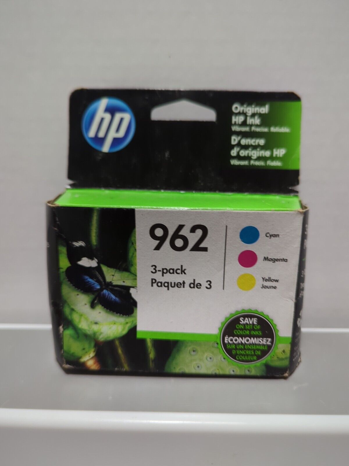 Genuine HP 962 Color Ink Cartridges Standard Yield 03/2021