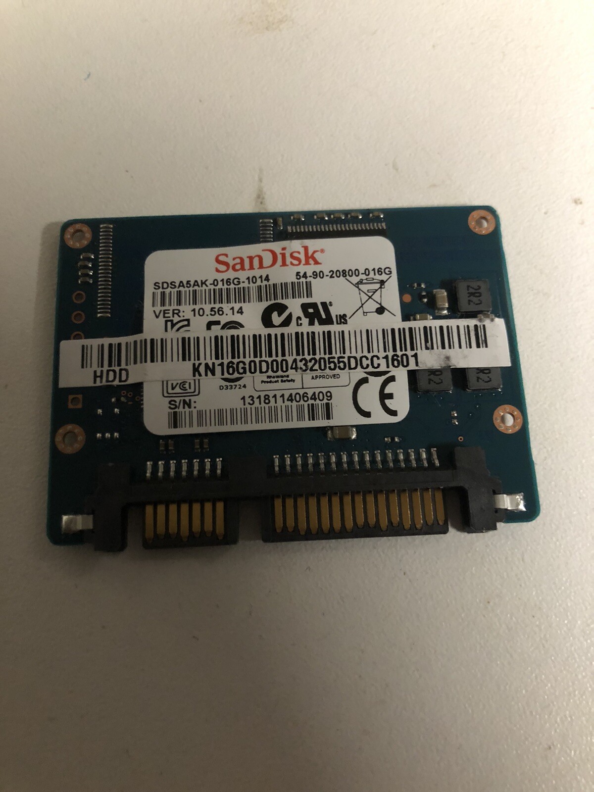 SanDisk 16GB 2.5 SATA SSD, SDSA5AK-016G-1014, Good Condition, Sameday Shipping.