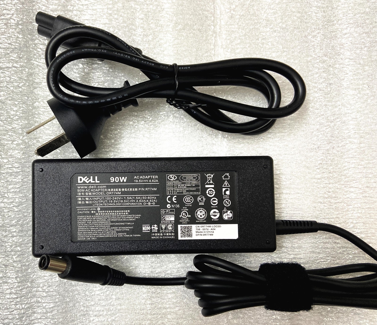 Genuine 90W Charger Power Adapter For AA90PM111 LA90PM111 DA90PM111 7.4mm*5.0mm