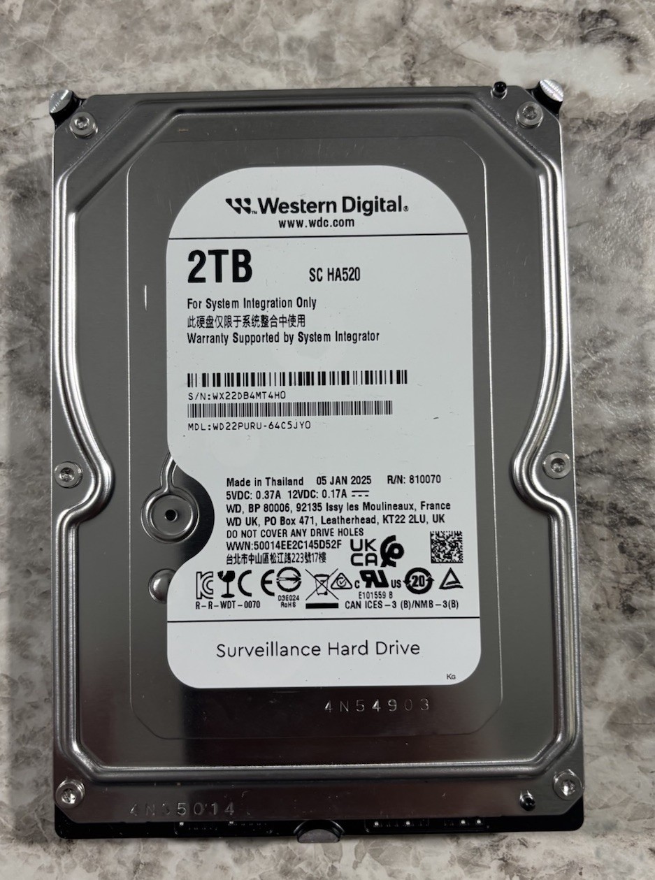 White Label 2TB SATA 3.0 3.5" 7200RPM 32MB Cache Internal HDD