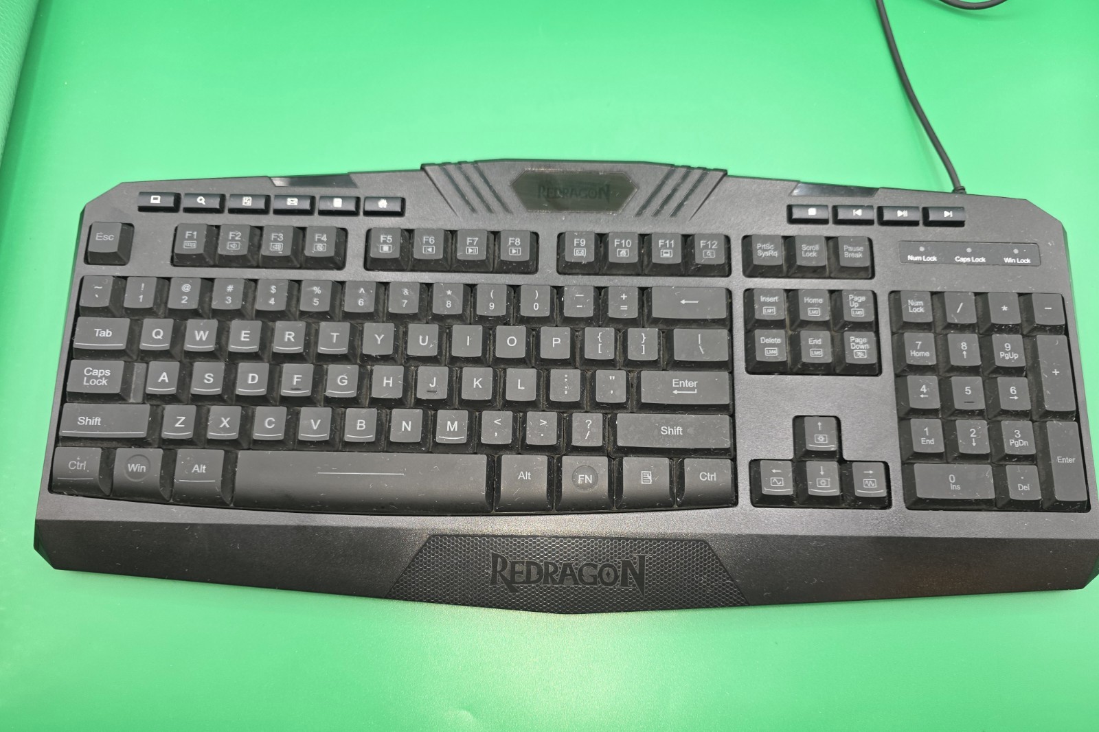 Redragon S101-3 PRO Wired Mechanical Feel Gaming Keyboard RGB Backlit Black