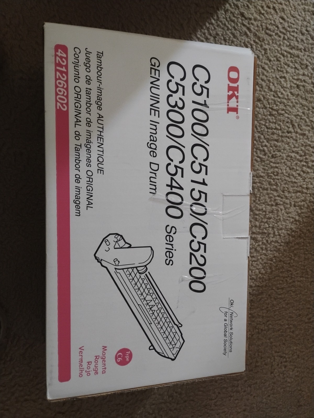 OKI C710 Series Magenta Image Drum Genuine Type C6