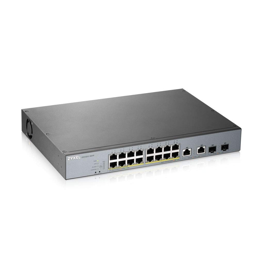 Zyxel 16-Port Gigabit PoE+ | 250W PoE+, Information Not Available