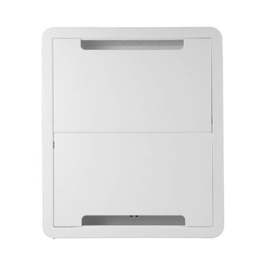 On-Q 17 Inch In-Wall Media Box Cable Management Structured Wiring Housing, White
