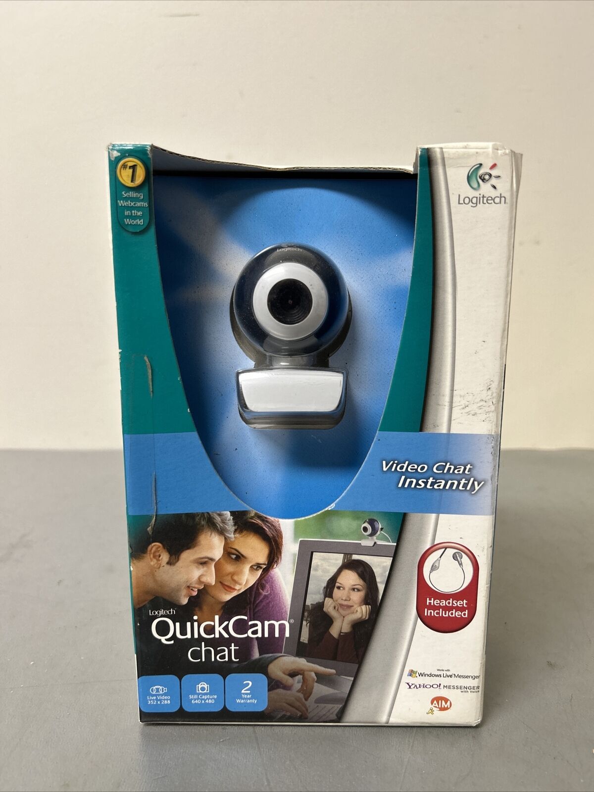 LOGITECH QuickCam Connect for Video Calling, Web Camera Chatting NEW