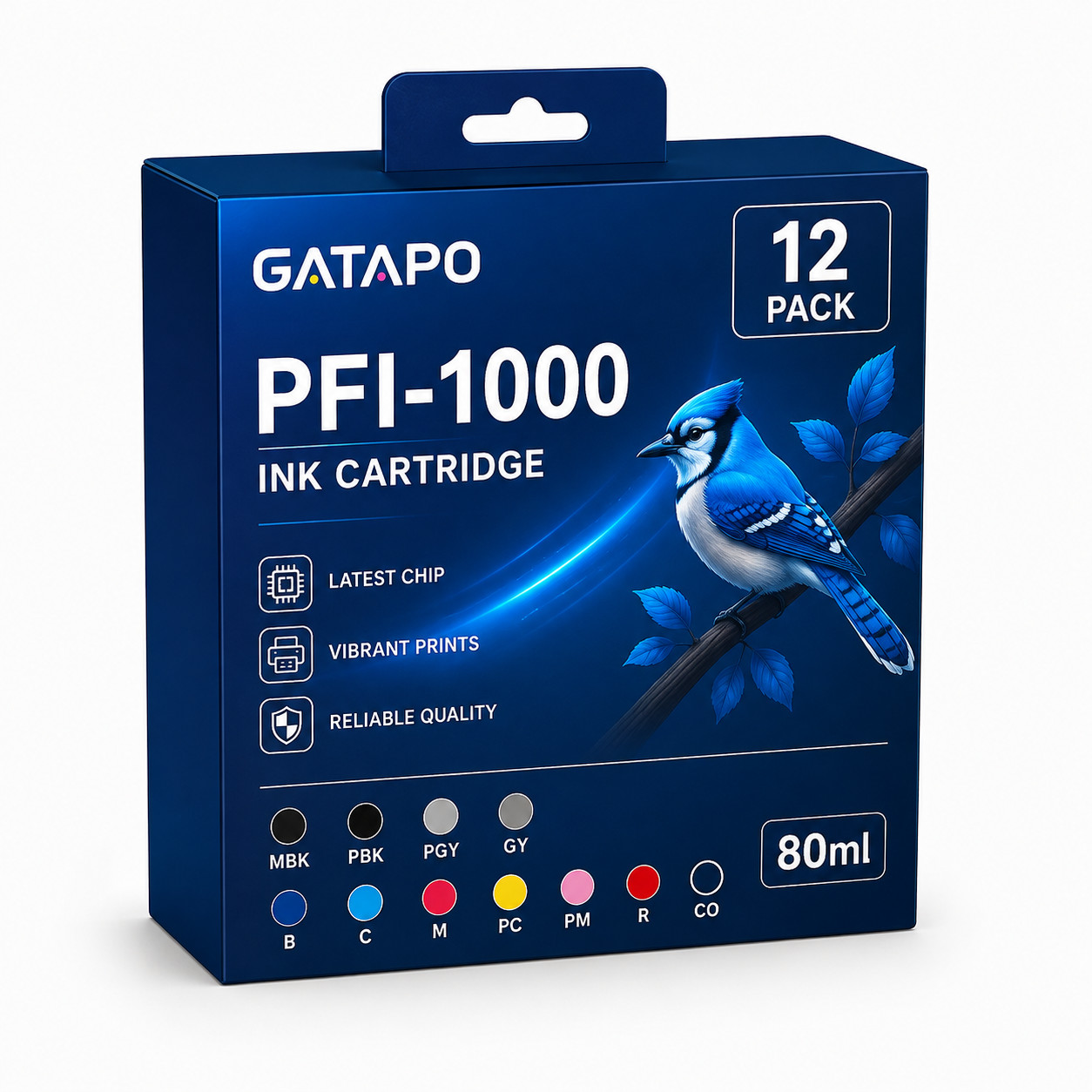 PFI-1000-12PK-80ML Ink Cartridge  for  imagePROGRAF Pro 1000