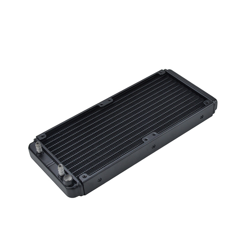 OCOCOO 240mm Aluminum Water-Cooled Radiator – 2026 Best-Seller, Black and White