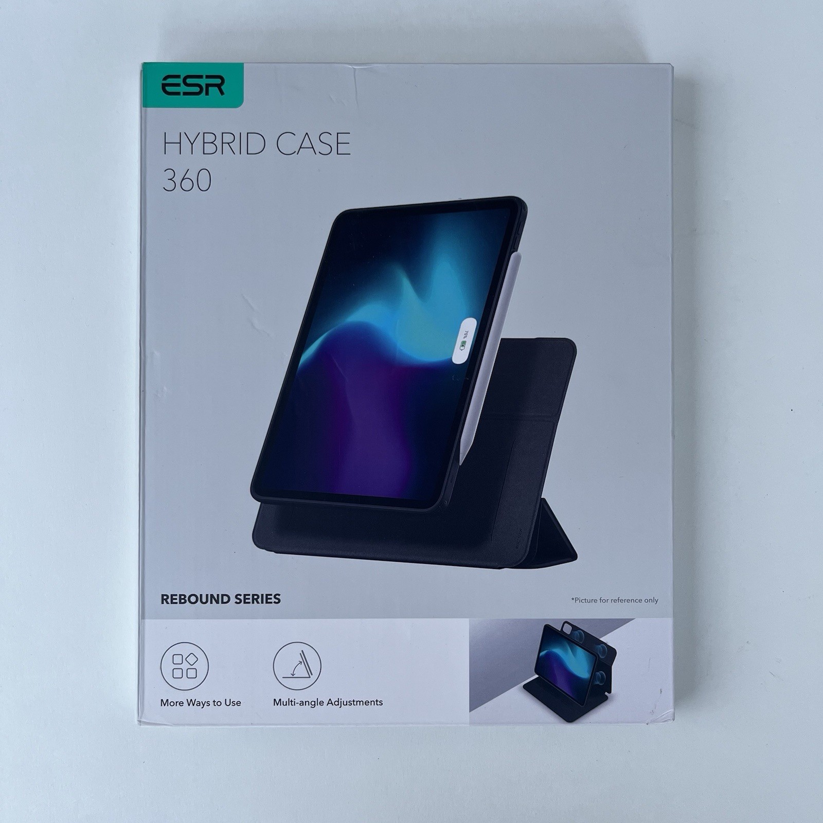 ESR Hybrid Case Rebound 360 For iPad Pro 13 Inch Case & pencil (2024) Black