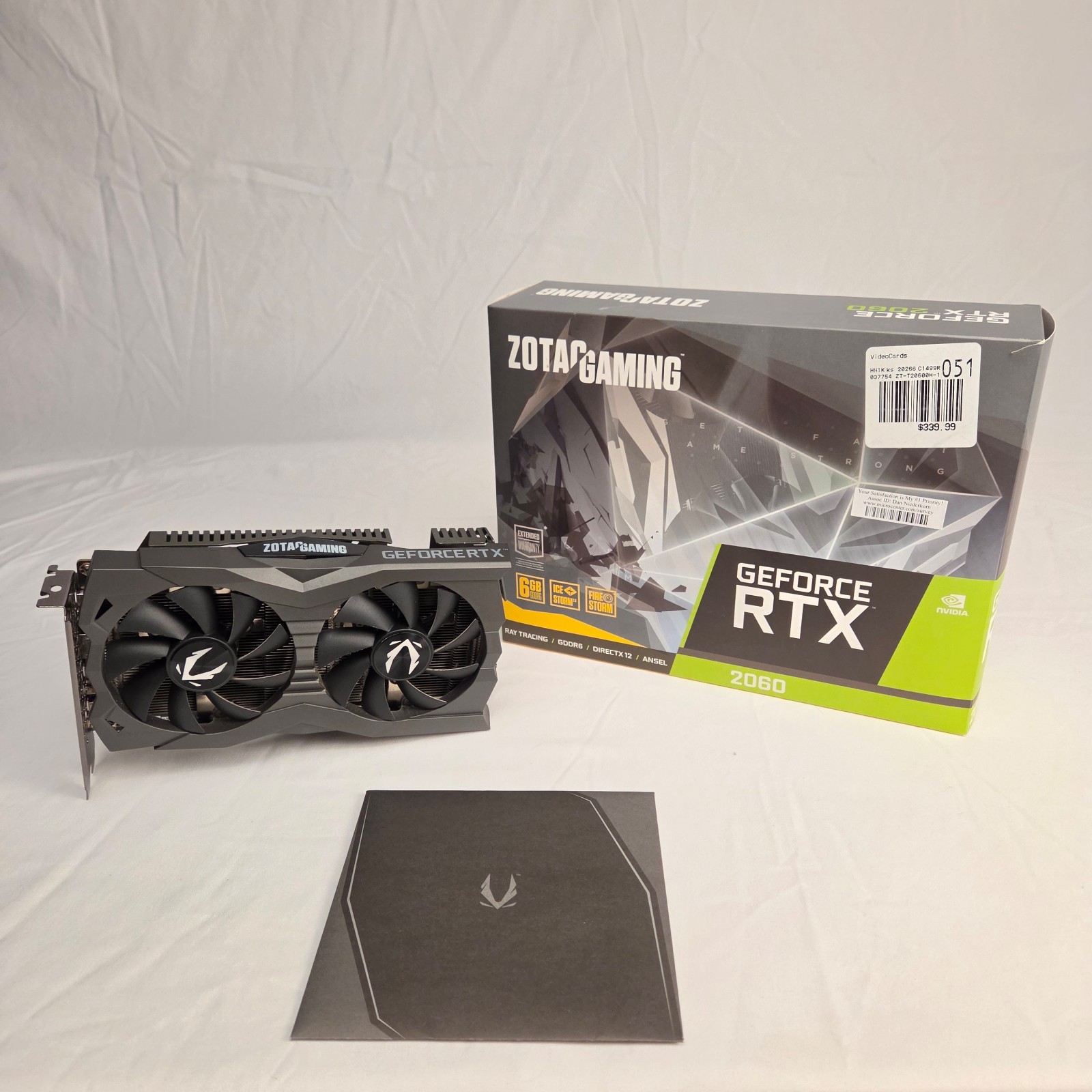 NVIDIA GeForce RTX 2060 6GB Graphics Card - Excellent Condition