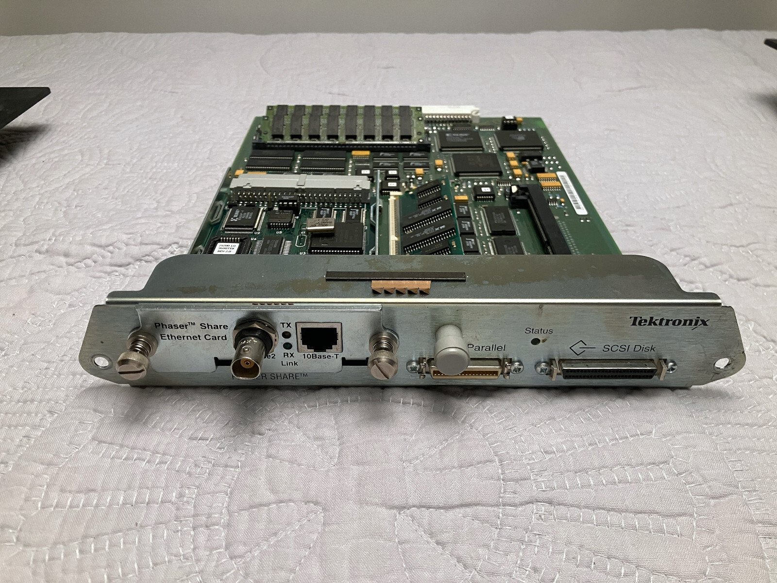 Tektronix Image Processor Board with Phaser Share Ethernet Card  - Used