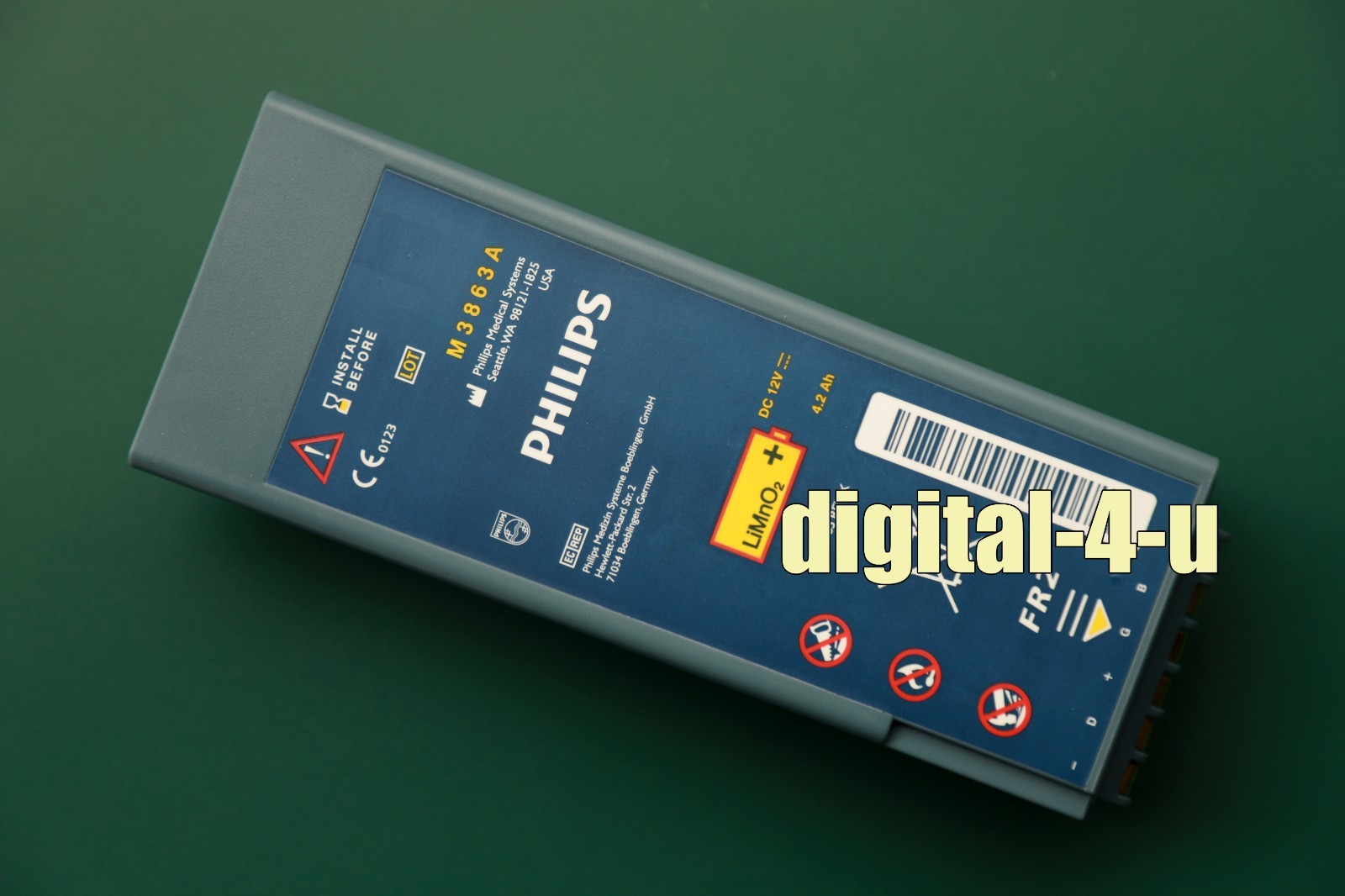 NEW M3863A M3860A M3861A M3840 Battery for Philips HeartStart FR2, FR2 +