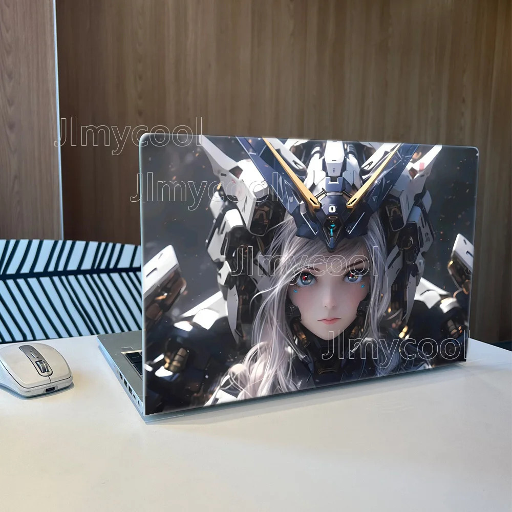 2x Punk Female Warrior Pattern Laptop Art Case Universal Laptop Skin Sticker