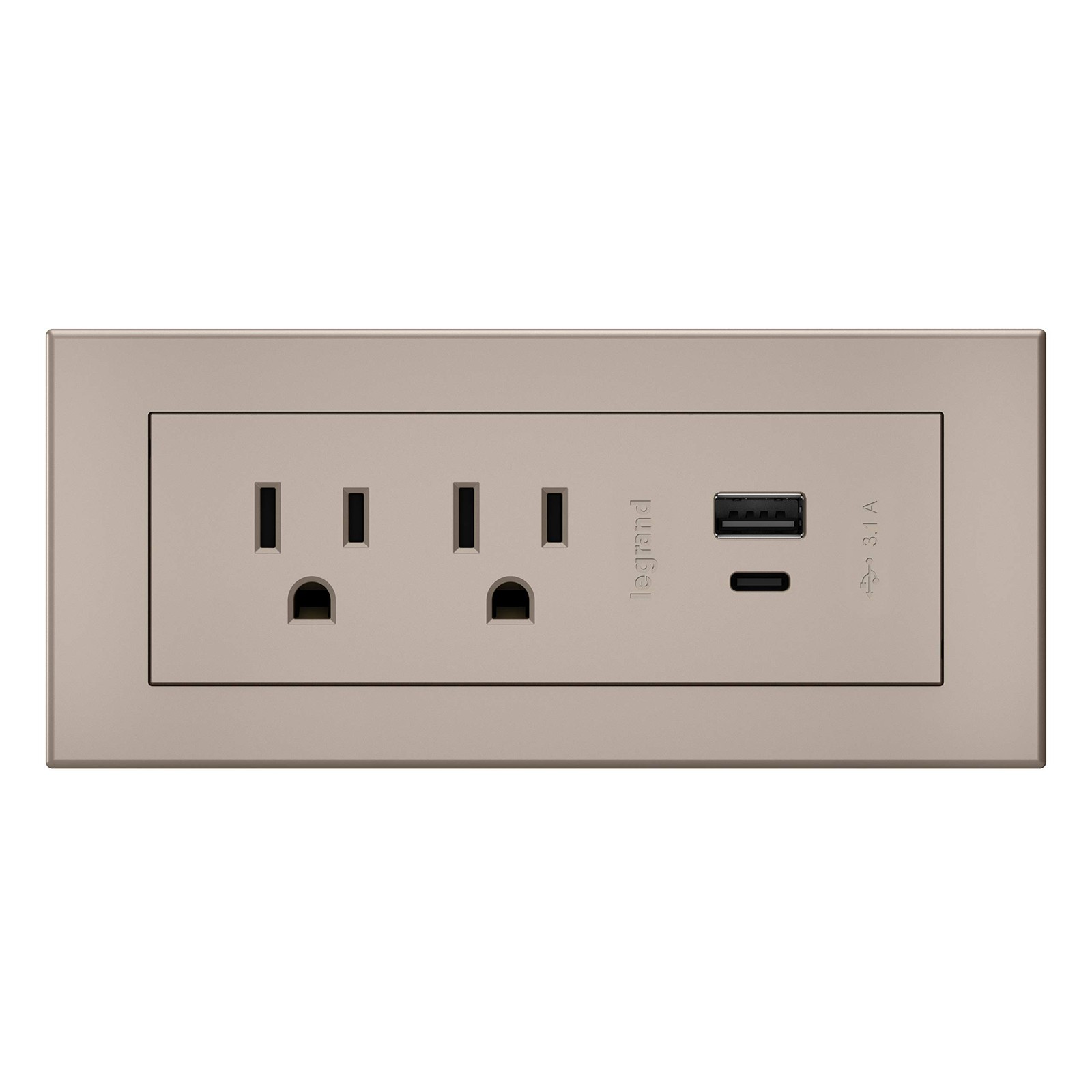 Legrand Wiremold RDZCNI radiant Furniture Power Center with USB, Recessed Power 