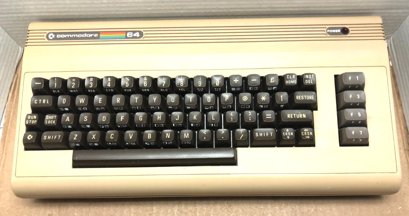 Vintage Commodore 64 Personal Computer / POWERS ON AND BOOTS GOOD