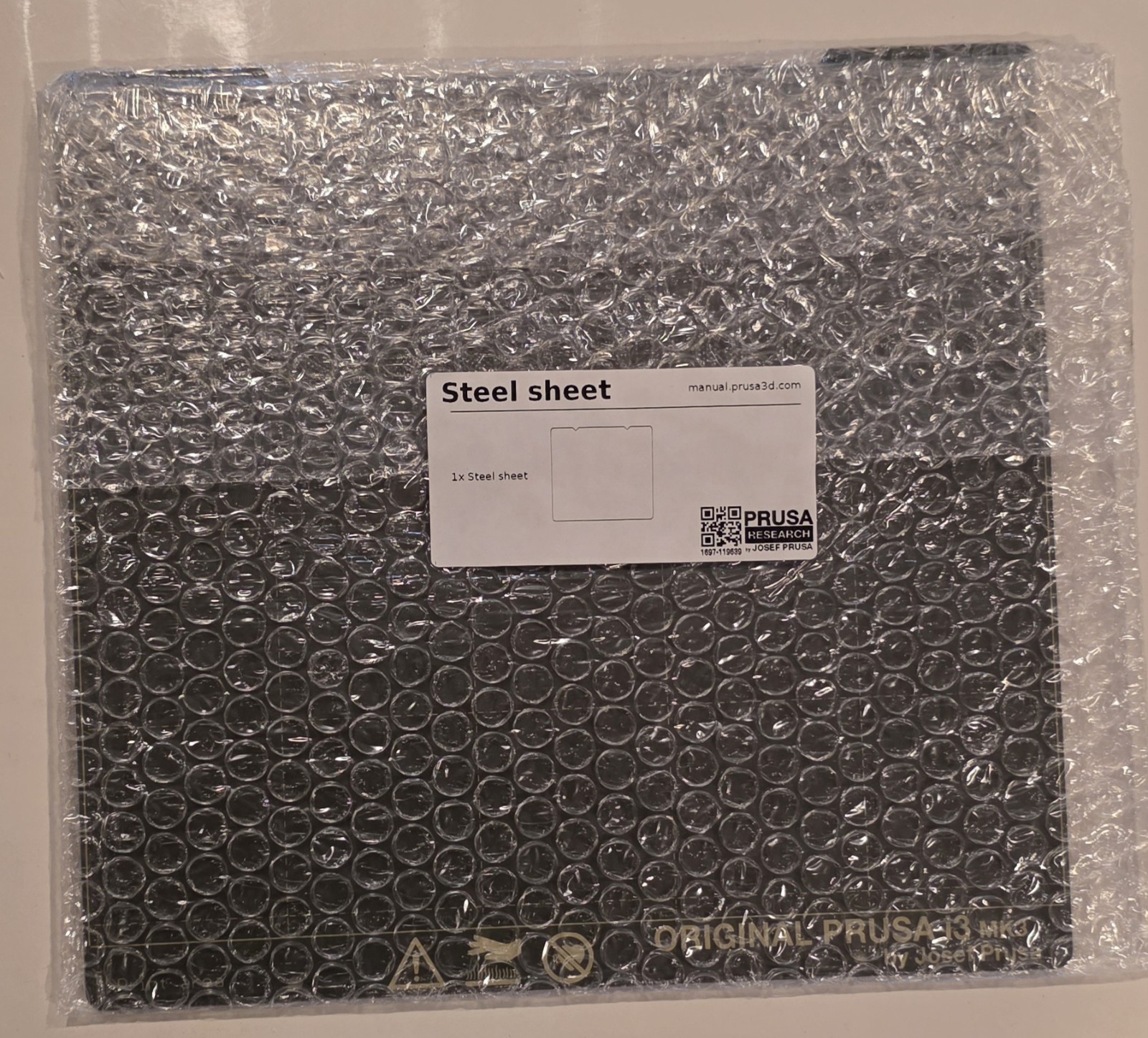 NEW Original Prusa Spring Steel Sheet Smooth PEI 3D Print Bed MK2 MK3 MK4 Core 1