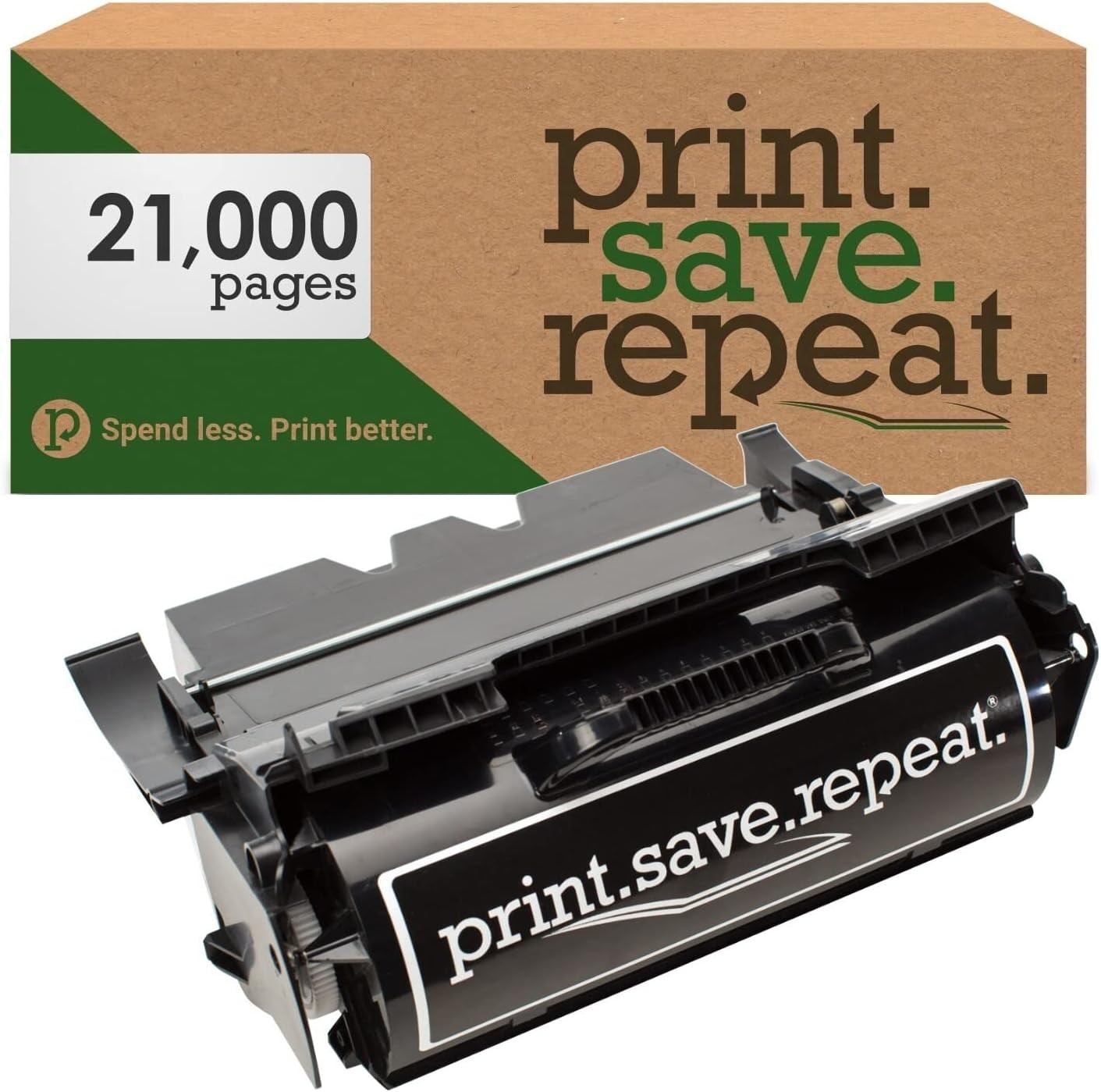 64015HA High Yield Toner Cartridge for Lexmark T640 T642 T644 | 21,000 Pages