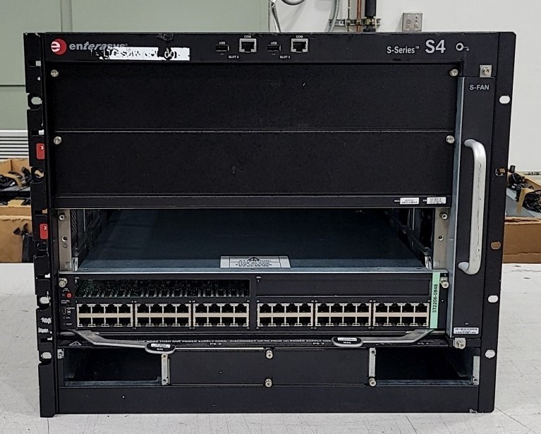 ENTERASYS S-Series S4 Switch W/1*ST2206-0848 SEE NOTES