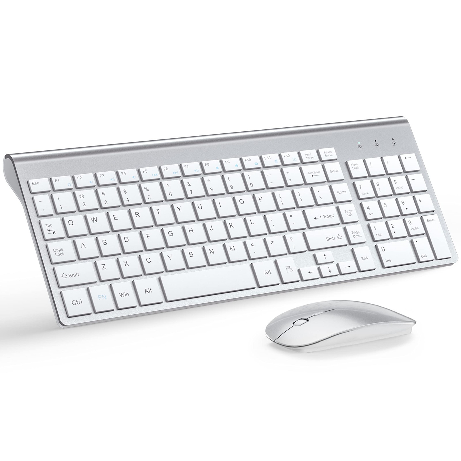 Juego De Teclado Y Mouse Inalambrico Compacto Con Conexion De 2.4 GHZ Pro
