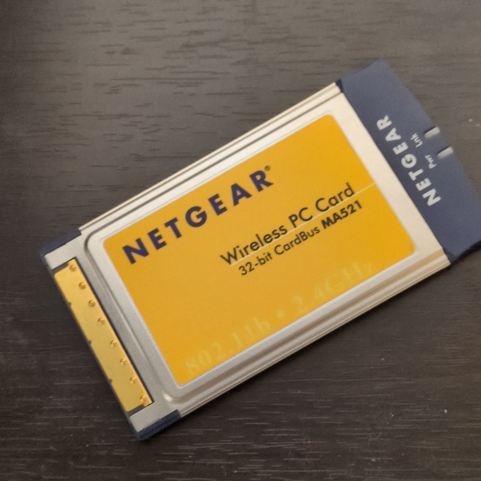 NETGEAR MA521 802.11b Wireless CardBus PC Card Laptop Network Adapter