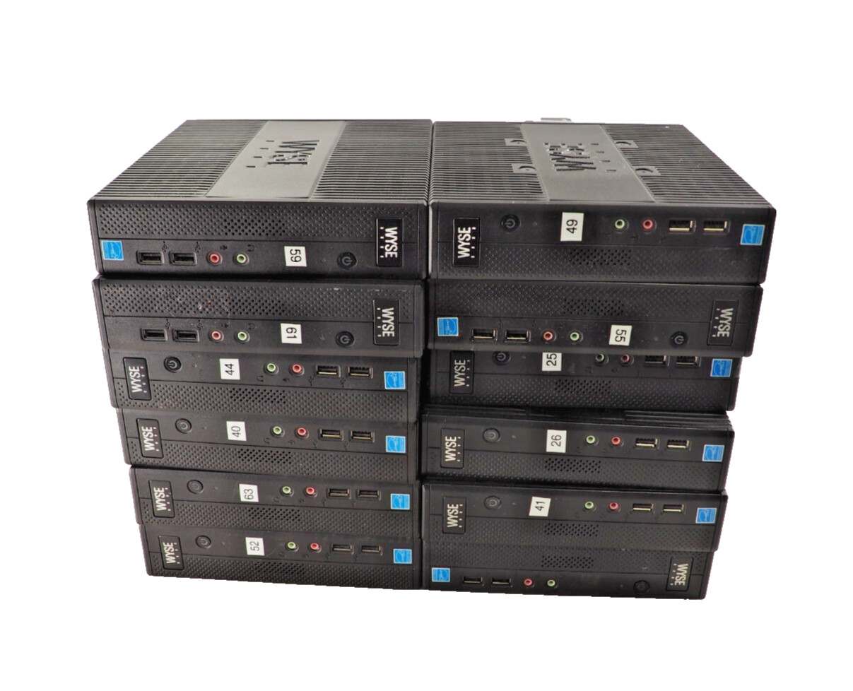 Lot of*12 Wyse 909687-44L Thin Client Zx0 AMD G-T56N NO PSUs