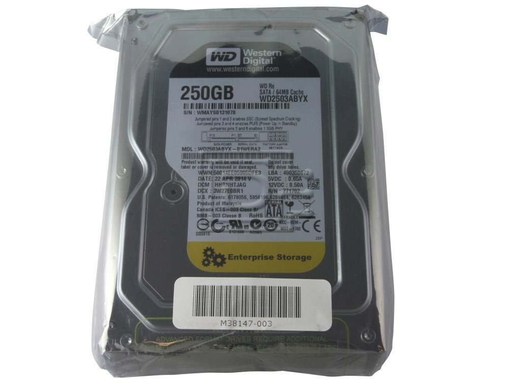 Western Digital WD2503ABYX E4 64MB 7200rpm 3.5" 250gb Sata hard drive