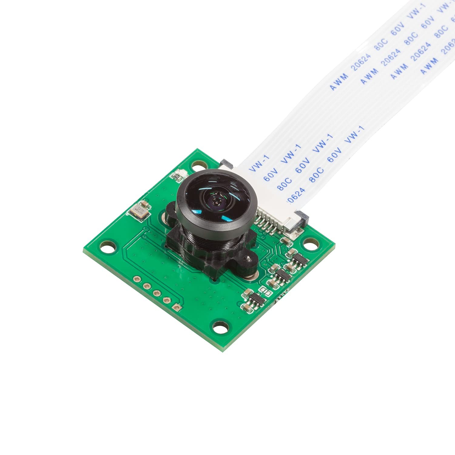 5MP Ultra Wide Angle Fisheye Lens, OV5647 Pi Module with IR Filter and Manual...