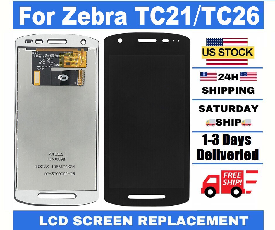 LCD with Touch Screen for Zebra TC21 TC210K TC26 TC26AK TC26BK TC26CK TC26DK new
