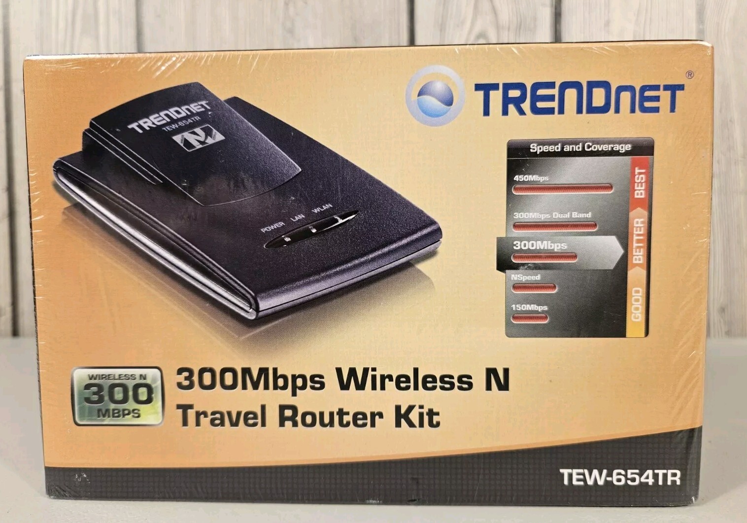 TRENDnet TEW-654TR 300 Mbps 1-Port 10/100 Wireless N Router New Sealed
