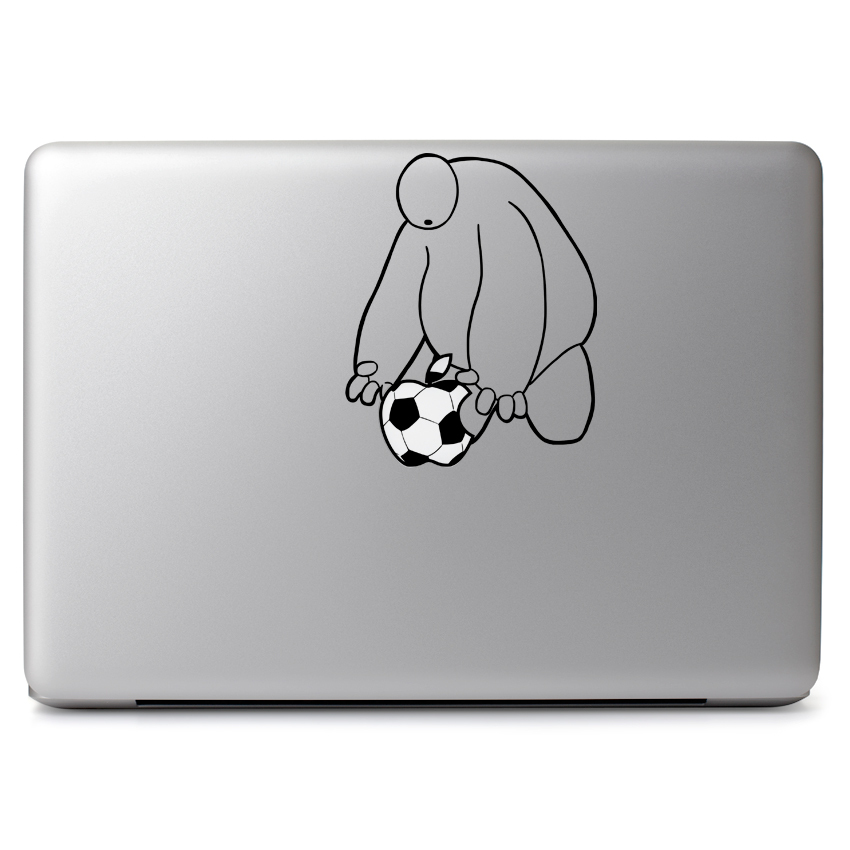 Big Hero 6 Baymax Soccer Ball for Macbook Air/Pro Laptop Car Vinyl Decal Sticker