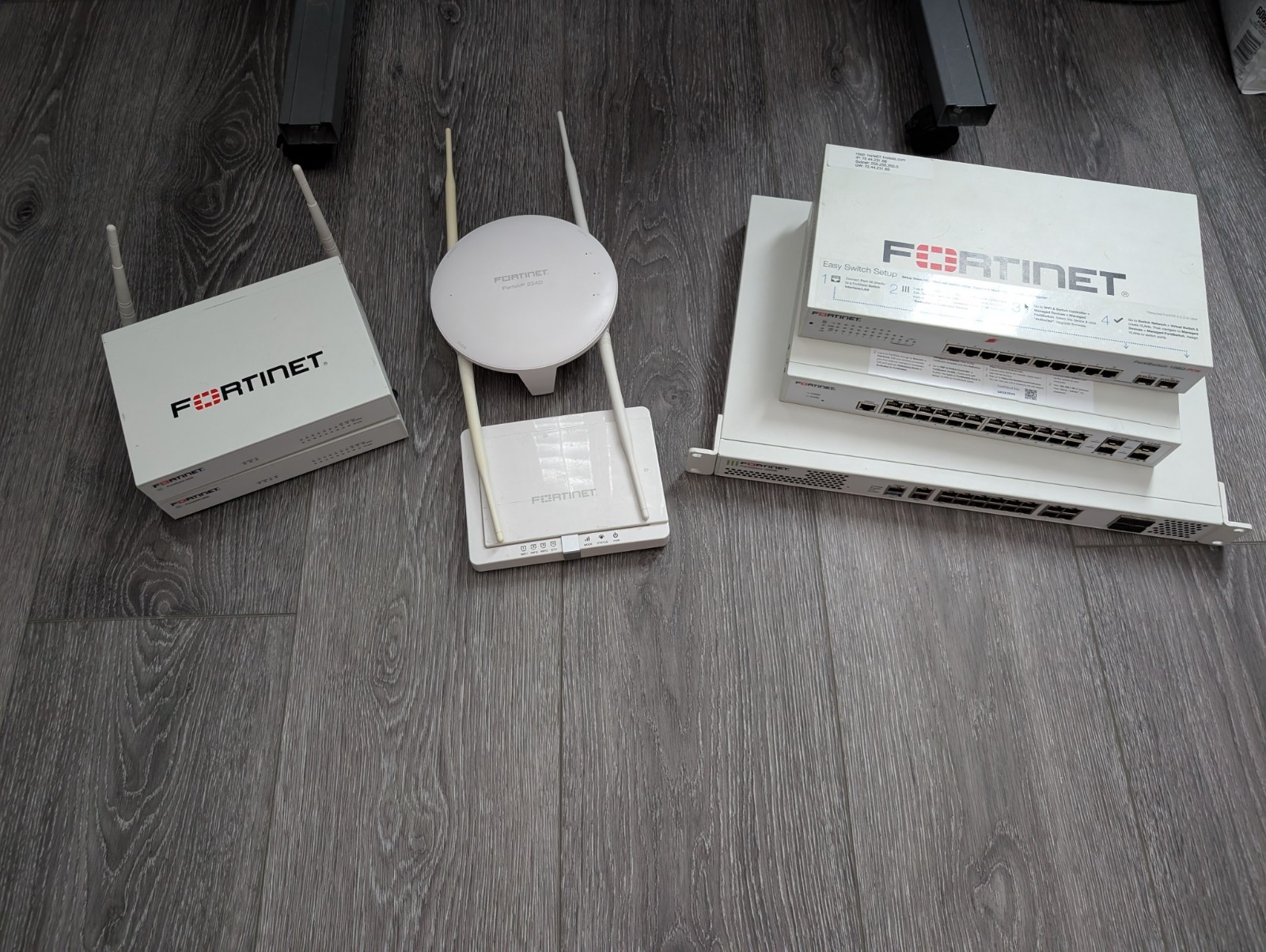 LOT of Fortinet Equipment and Appliances