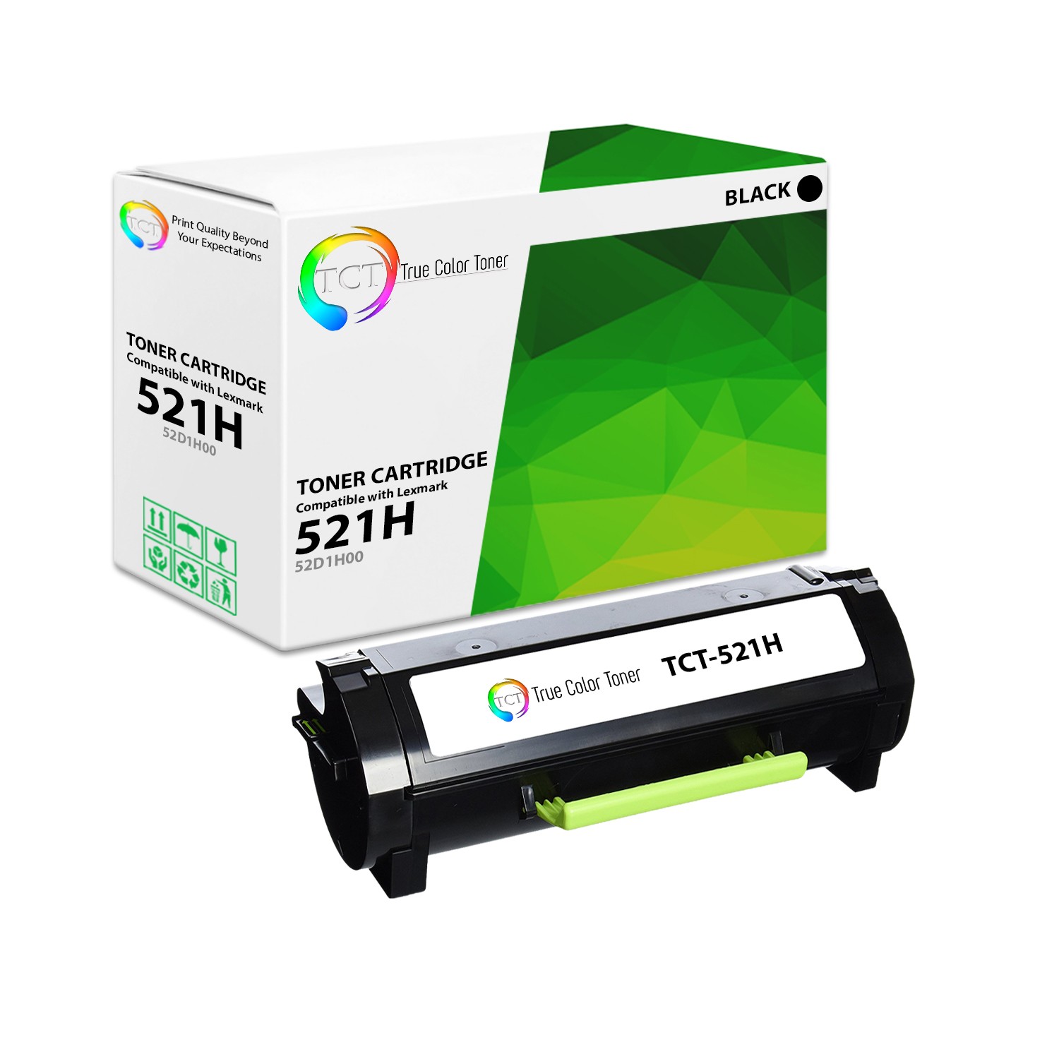 TCT Premium 521H 52D1H00 Black HY for Lexmark MS710 MS711 Compatible Toner