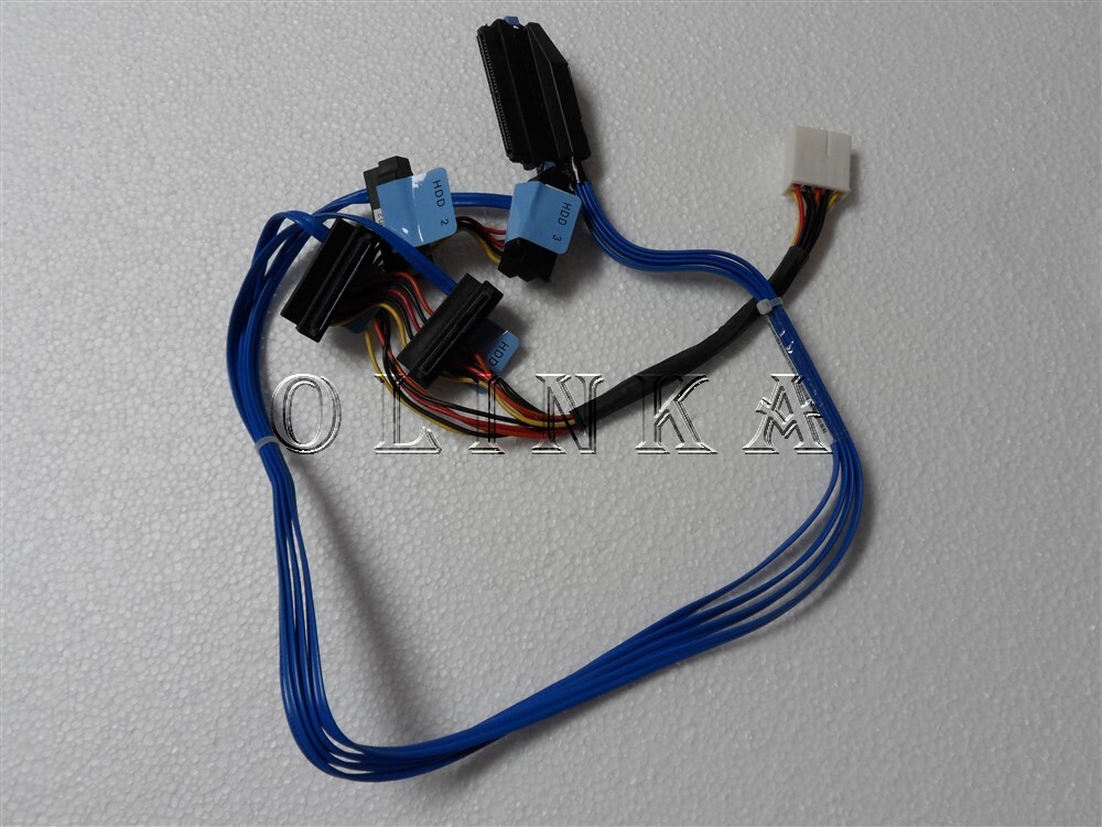 DELL POWEREDGE SERVER T300 T605 RAID 6I 6/IR SATA SAS 4 DROP CABLE W POWER NP390