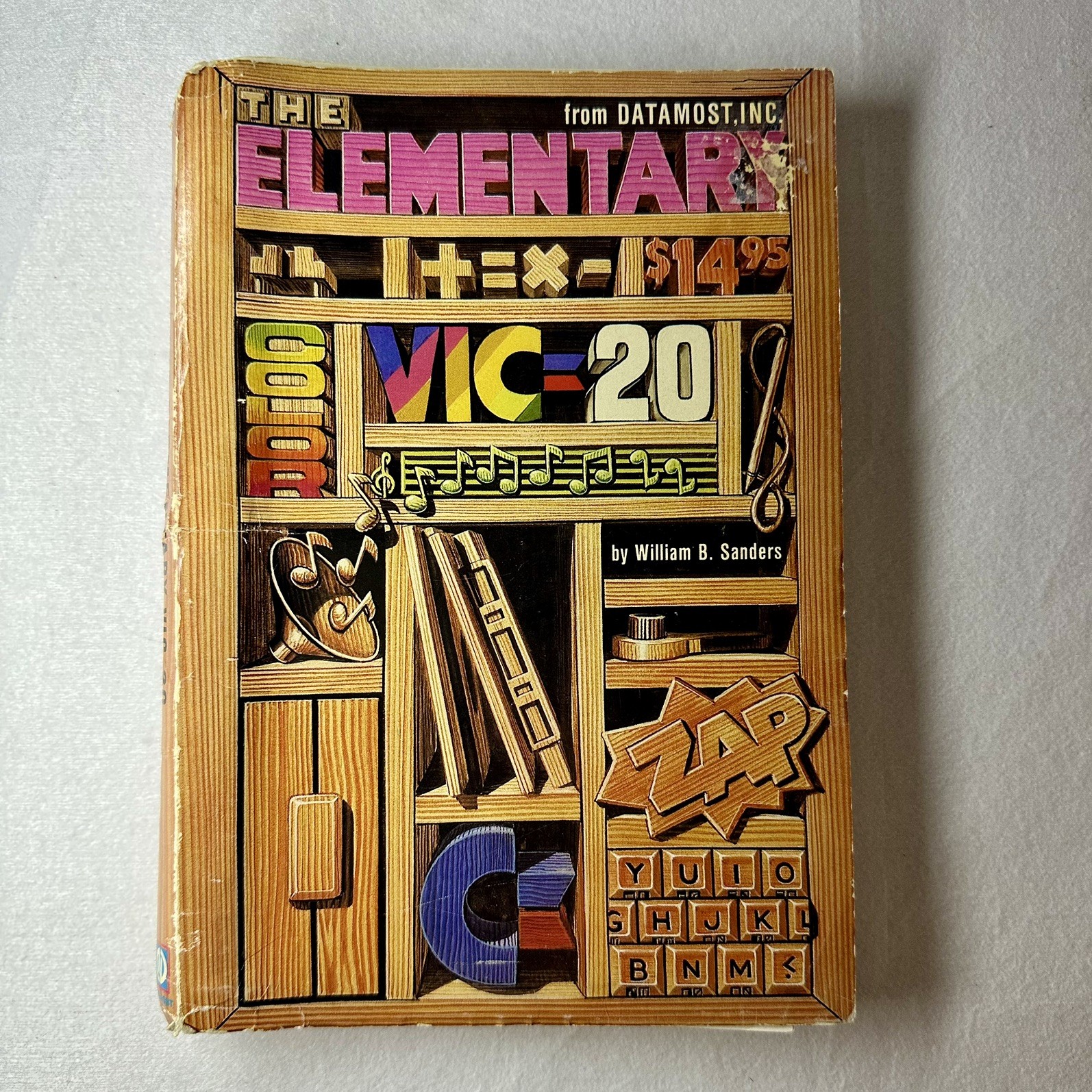 The Elementary VIC-20 William B. Sanders 1983 Datamost Commodore Book VTG