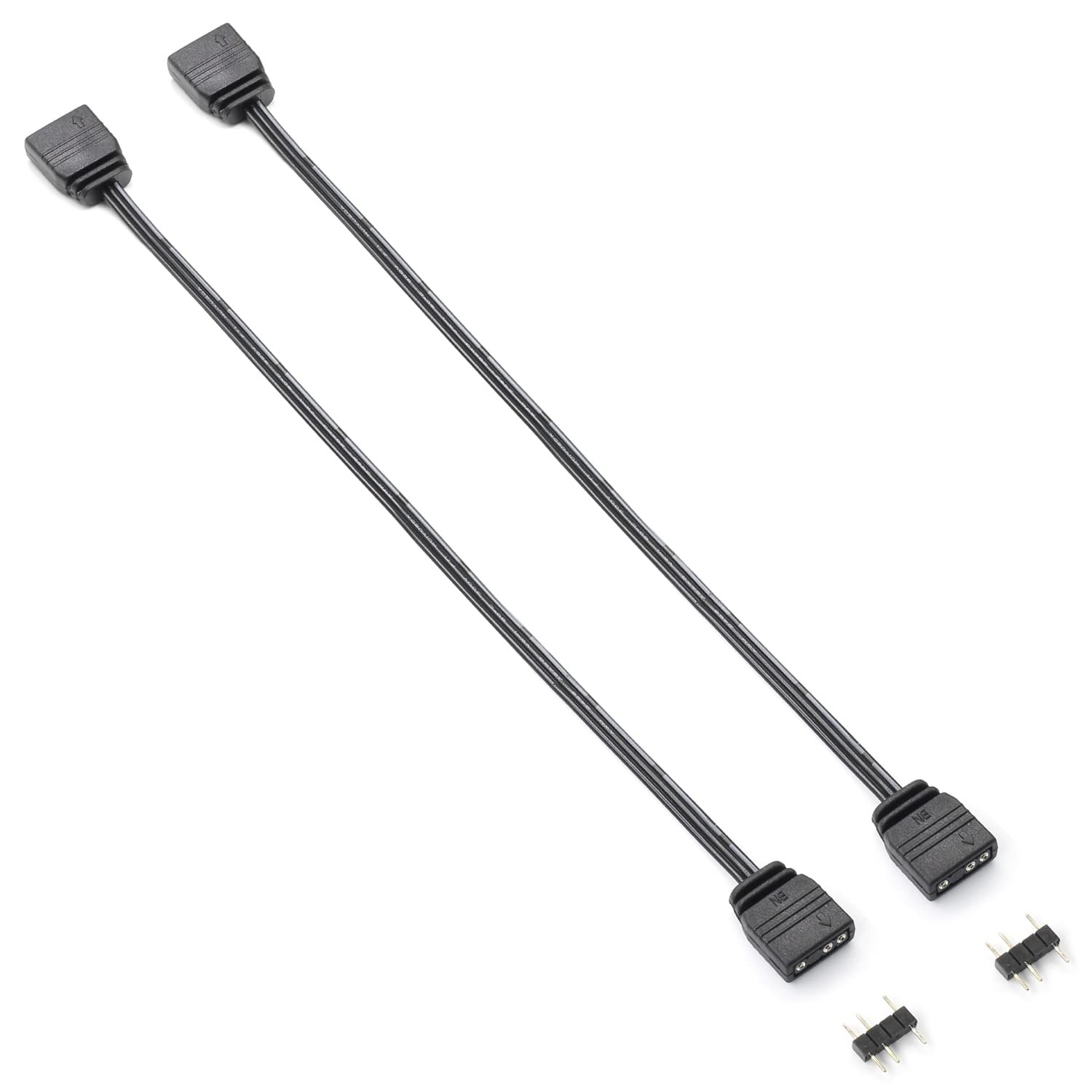 ARGB Splitter Extension Cable 3 Pin Addressable RGB Splitter Expand Computer ...