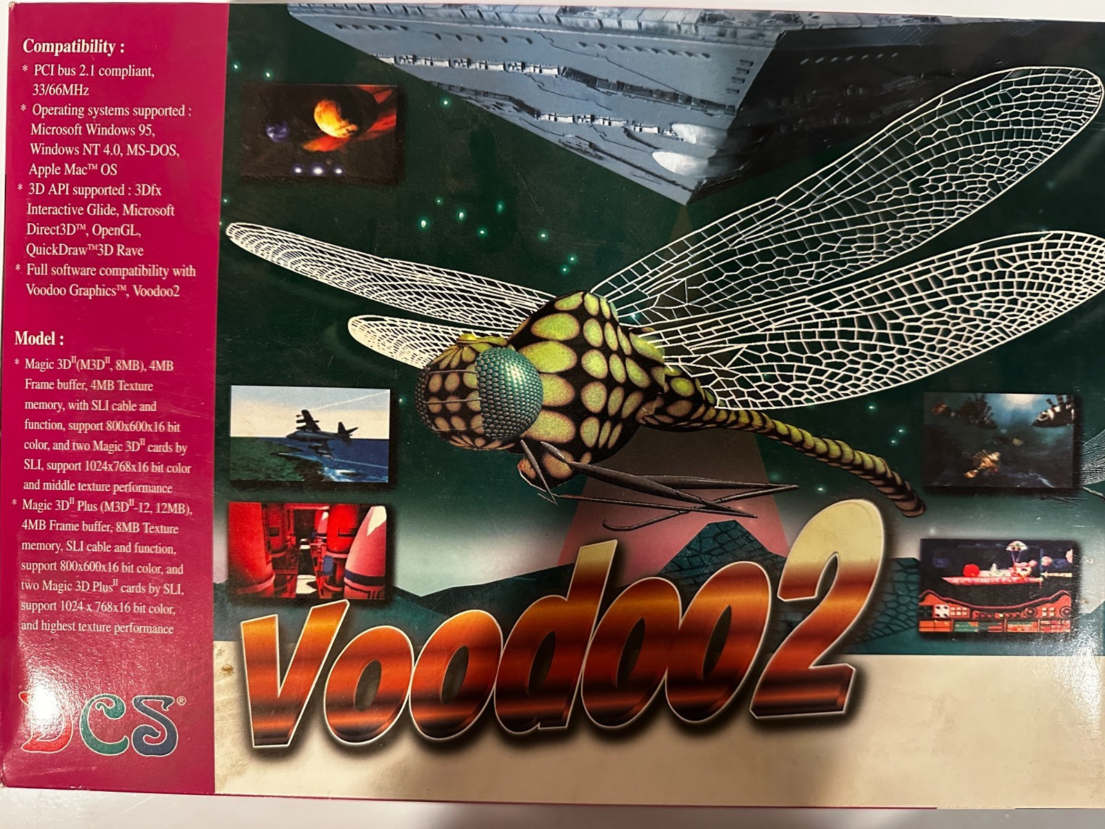 3dfx Voodoo2 12MB PCI 3D Graphics Accelerator – Complete Ret - NEW OLD STOCK