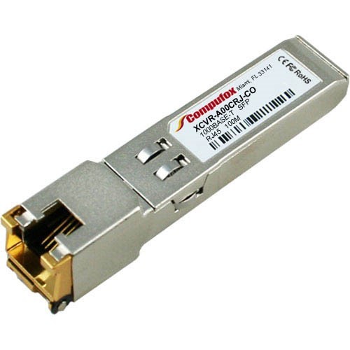 XCVR-A00CRJ - 1000Base T SFP, 100m, Copper (Compatible with Ciena)