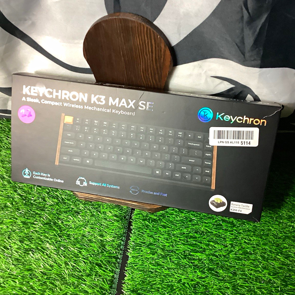 Keychron K3 Max SE Wireless Mechanical Illuminated English QWERTY Black K3M-F4 