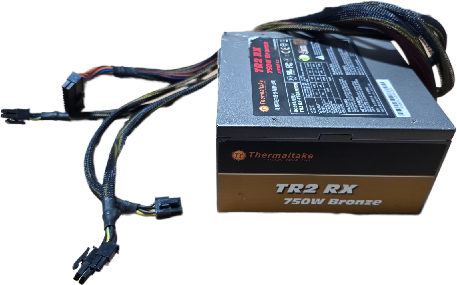 Thermaltake TR2 RX 750W Bronze Power Supply PSU TR2 RX-750AH3CH | Tested