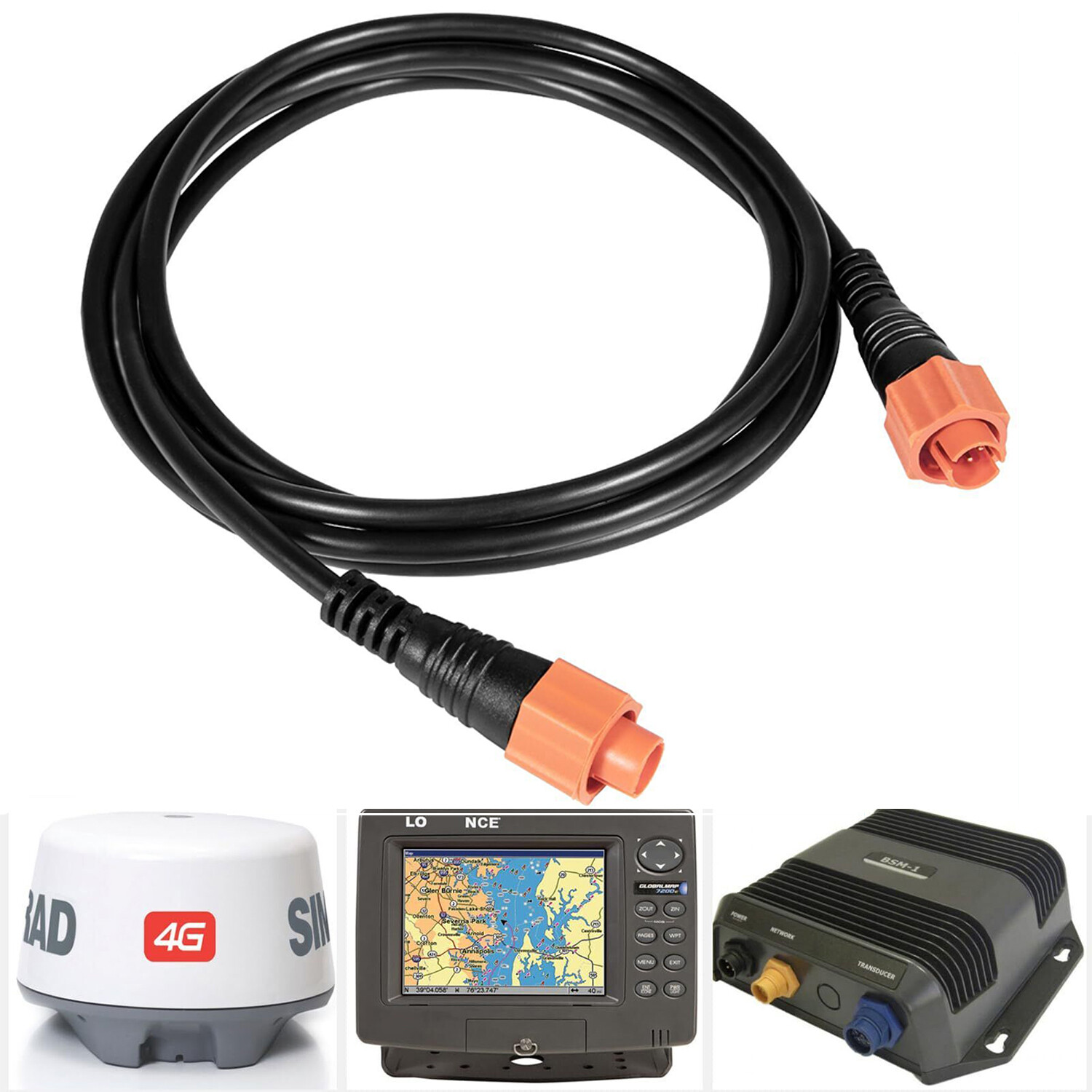 3005.6855 6Ft/1.82M Ethernet Crossover Cable Replacement for Lowrance 6 Feet