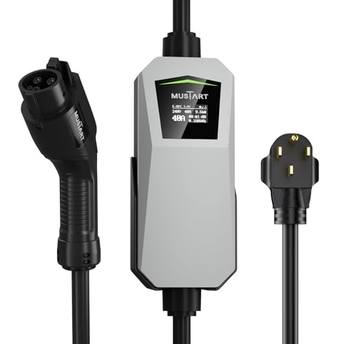40 Amp Level 2 EV Charger for Home, 240V Electric Vehicle J1772 40A 1450P