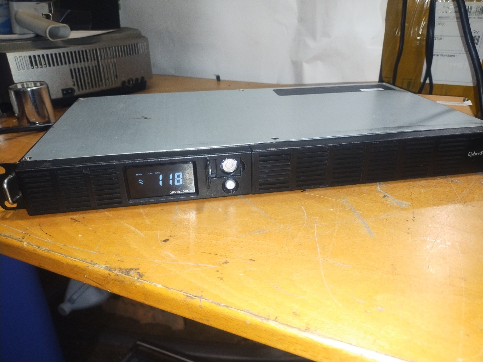 CyberPower OR500LCDRM1Ua 1U UPS System NO BATTERIES